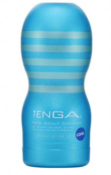 Мастурбатор с охлаждающей смазкой TENGA Original Vacuum Cup Cool - Tenga - в Норильске купить с доставкой