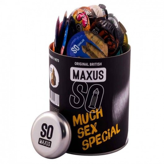 Текстурированные презервативы в кейсе MAXUS So Much Sex - 100 шт. - Maxus - купить с доставкой в Норильске