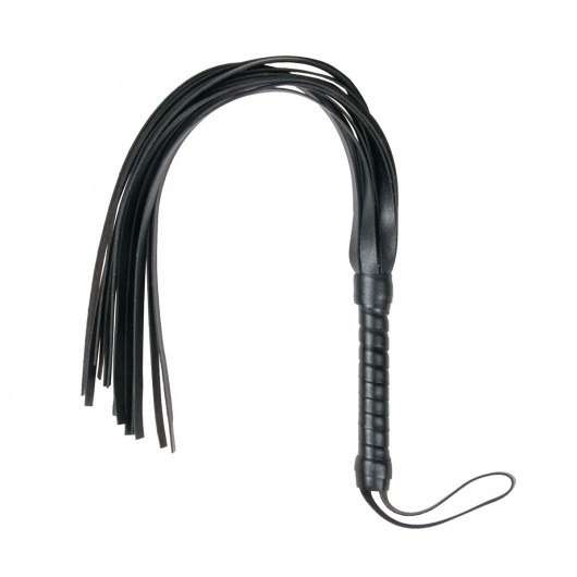 Черный флоггер Flogger Whip - 46 см. - Easy toys - купить с доставкой в Норильске