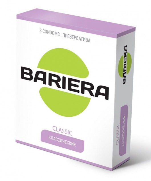 Классические презервативы Bariera Classic - 3 шт. - Bariera - купить с доставкой в Норильске