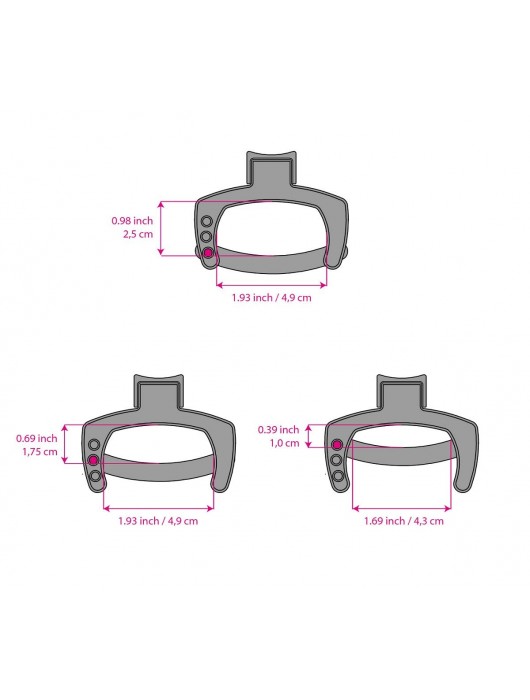 Кольцо с зажимом для мошонки для пояса верности Pubic Enemy - MyStim - купить с доставкой в Норильске