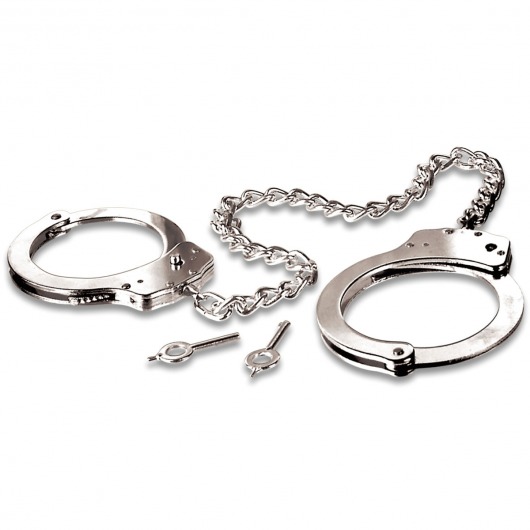 Металлические наручники Metal Leg Cuffs - Pipedream - купить с доставкой в Норильске