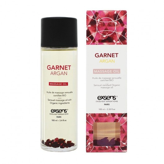 Органическое массажное масло GARNET ARGAN - 100 мл. - Exsens - купить с доставкой в Норильске