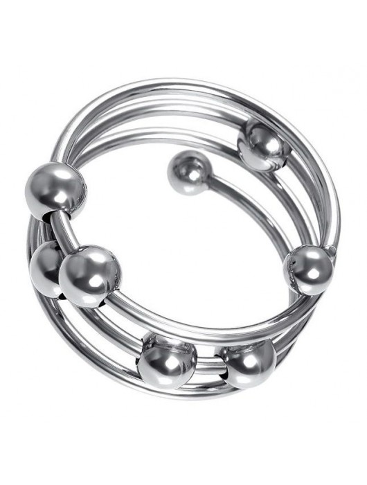 Большое металлическое кольцо под головку пениса - ToyFa - купить с доставкой в Норильске