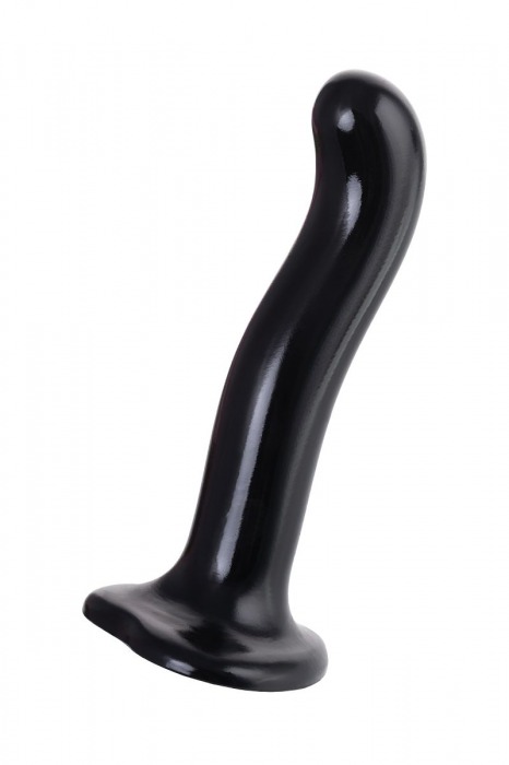 Черный стимулятор для пар P G-Spot Dildo Size M - 18 см. - Strap-on-me - в Норильске купить с доставкой