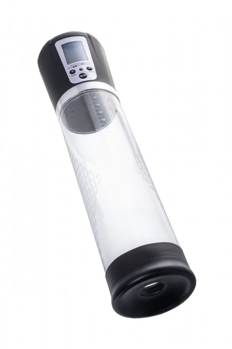 Прозрачная автоматическая помпа для пениса Alrik - Sexus - в Норильске купить с доставкой