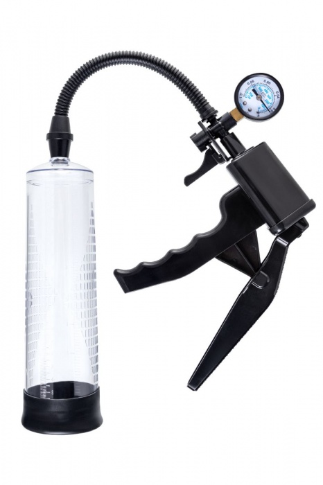 Прозрачная механическая помпа для пениса Viggo - Sexus - в Норильске купить с доставкой