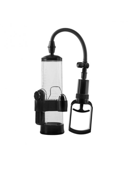 Прозрачная вакуумная помпа с вибрацией Vibrating Penis Pump - Dream Toys - в Норильске купить с доставкой