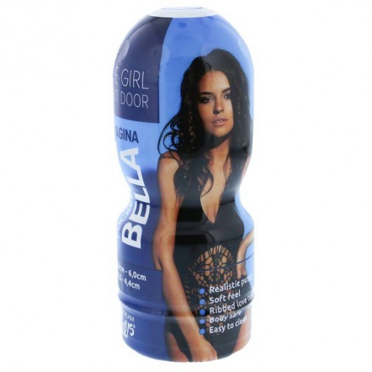 Телесный мастурбатор-вагина в тубе Bella - Dream Toys - в Норильске купить с доставкой