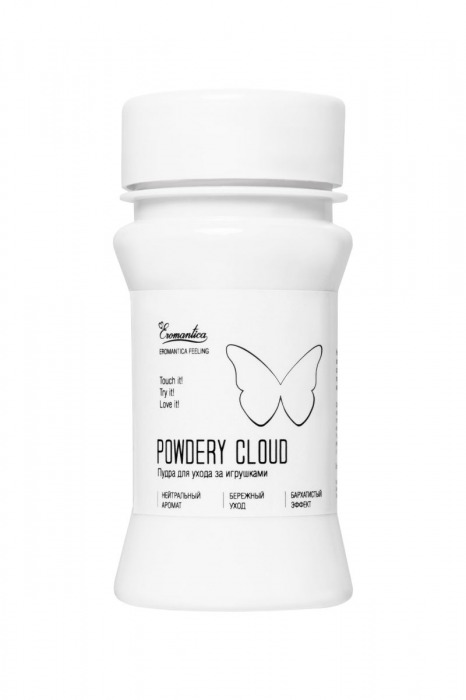 Пудра для ухода за игрушками Powdery Cloud с нейтральным ароматом - 40 гр. - Eromantica - купить с доставкой в Норильске