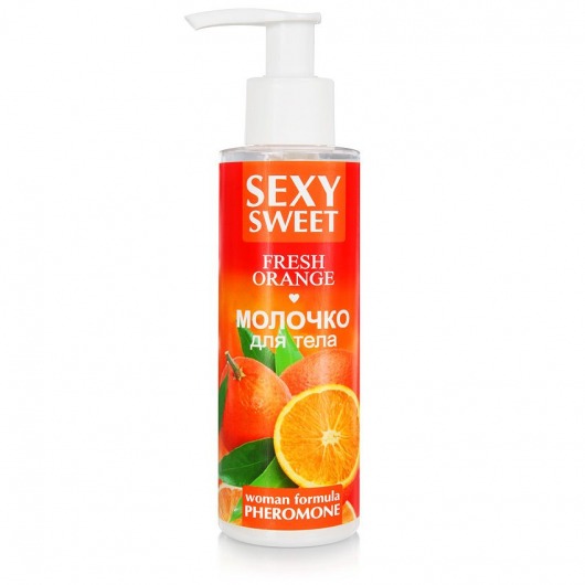 Молочко для тела с феромонами и ароматом апельсина Sexy Sweet Fresh Orange - 150 гр. -  - Магазин феромонов в Норильске