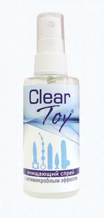 Очищающий спрей Clear Toy с антимикробным эффектом - 100 мл. - Биоритм - купить с доставкой в Норильске