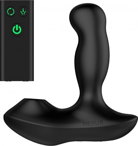Черный вибратор-ротатор для стимуляции простаты Nexus Revo Air - Nexus Range - в Норильске купить с доставкой