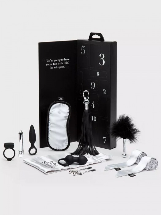 Эротический набор Pleasure Overload 10 Days of Play Gift Set - Fifty Shades of Grey - купить с доставкой в Норильске