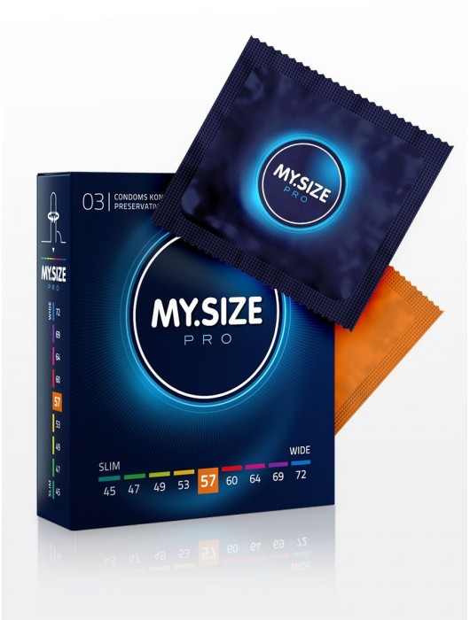 Презервативы MY.SIZE размер 57 - 3 шт. - My.Size - купить с доставкой в Норильске
