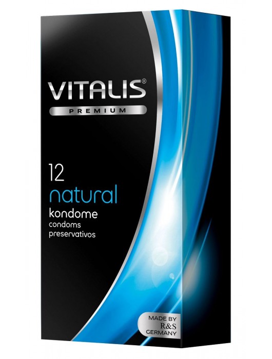 Классические презервативы VITALIS PREMIUM natural - 12 шт. - Vitalis - купить с доставкой в Норильске
