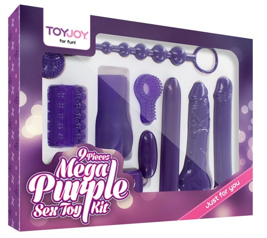 Эротический набор Toy Joy Mega Purple - Toy Joy - купить с доставкой в Норильске