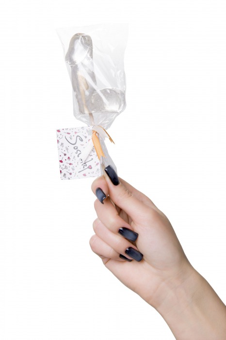 Прозрачный леденец в форме фаллоса со вкусом пина колады - Sosuчki - купить с доставкой в Норильске