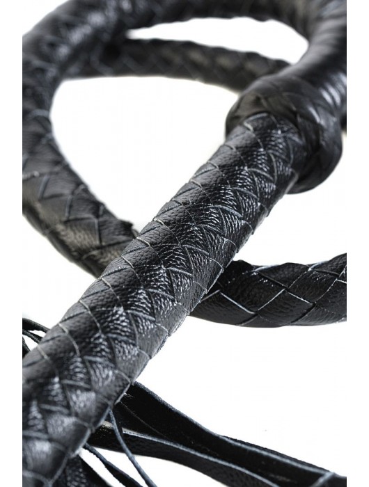 Длинный кожаный кнут с хлопушками на конце - ToyFa - купить с доставкой в Норильске