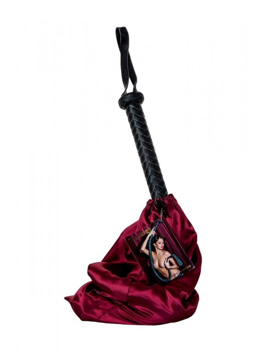 Длинный кожаный кнут с хлопушками на конце - ToyFa - купить с доставкой в Норильске