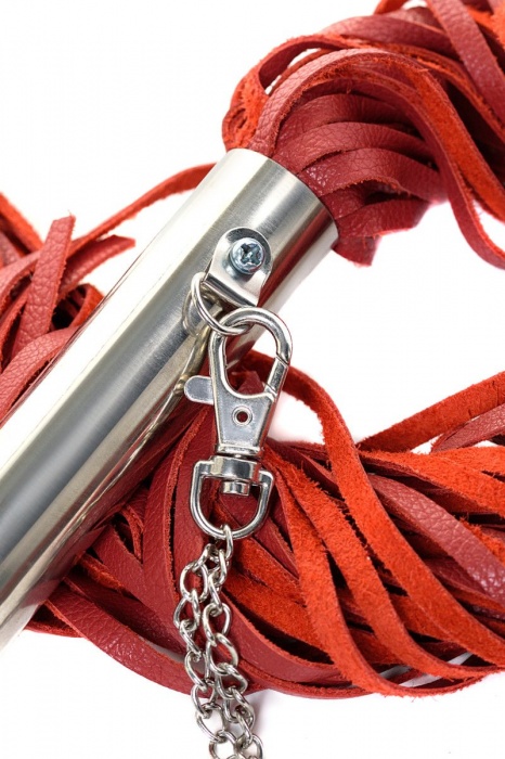 Красная кожаная плеть - ToyFa - купить с доставкой в Норильске