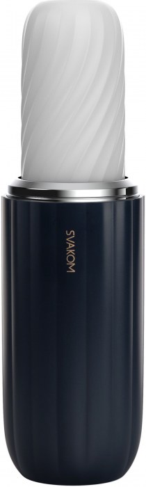 Черно-белый интерактивный мастурбатор Alex Neo 2 - Svakom - в Норильске купить с доставкой