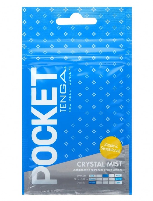 Карманный мастурбатор Crystal Mist - Tenga - в Норильске купить с доставкой