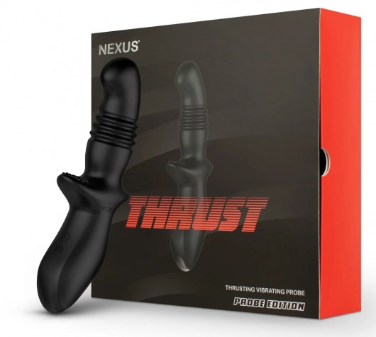 Черный вибромассажер простаты Nexus Thrust с возвратно-поступательными движениями - Nexus Range - в Норильске купить с доставкой
