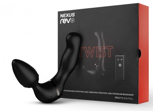 Черный гибридный вибромассажер Nexus Revo Twist - Nexus Range - в Норильске купить с доставкой
