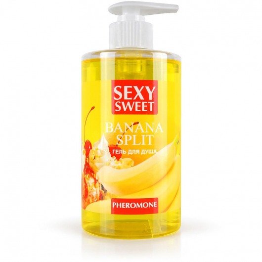Гель для душа Sexy Sweet Banana Split с ароматом банана и феромонами - 430 мл. -  - Магазин феромонов в Норильске