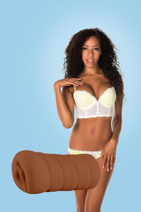 Коричневый мастурбатор-вагина BRIANNA - Dream Toys - в Норильске купить с доставкой