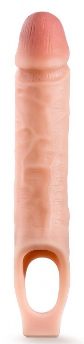 Телесная насадка на пенис 10 Inch Cock Sheath Extender - 25 см. - Blush Novelties - в Норильске купить с доставкой