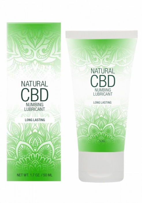 Лубрикант с пролонгирующим эффектом Natural CBD Numbing Lubricant - 50 мл. - Shots Media BV - купить с доставкой в Норильске