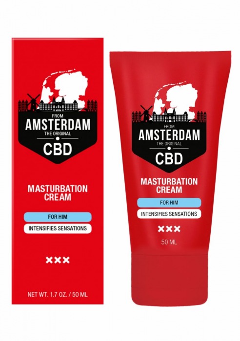 Крем для мастурбации для мужчин CBD from Amsterdam Masturbation Cream For Him - 50 мл. - Shots Media BV - купить с доставкой в Норильске