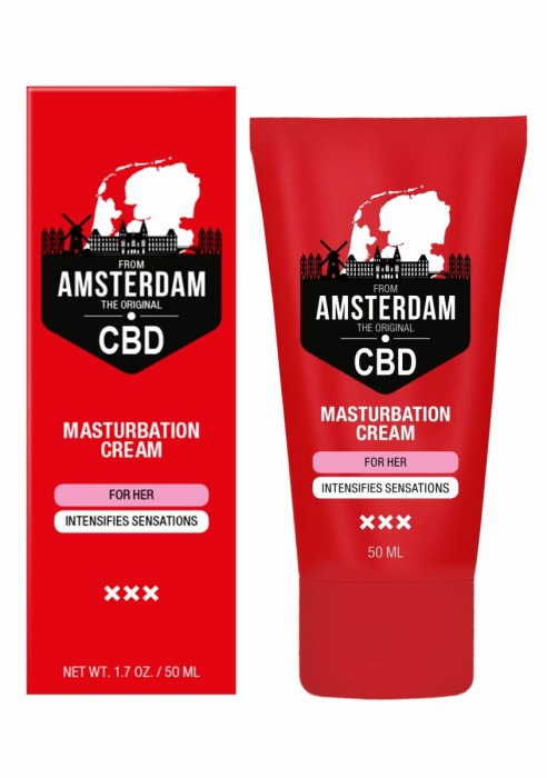 Крем для мастурбации для женщин CBD from Amsterdam Masturbation Cream For Her - 50 мл. - Shots Media BV - купить с доставкой в Норильске