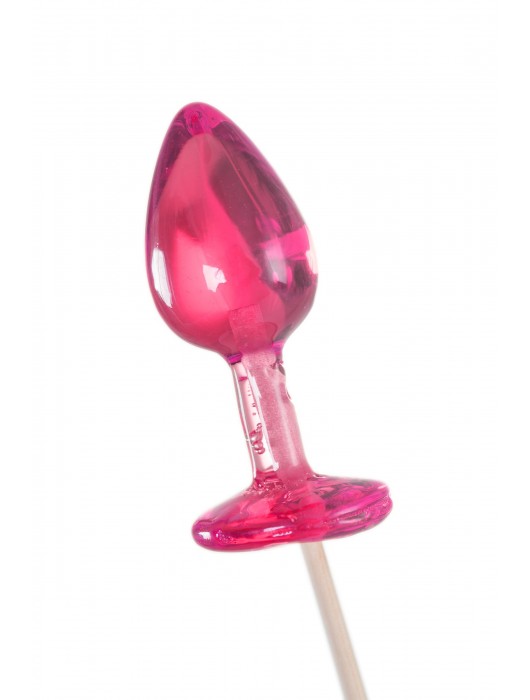 Розовый леденец  в форме анальной втулки со вкусом айриш крим - 29 гр. - Sosuчki - купить с доставкой в Норильске