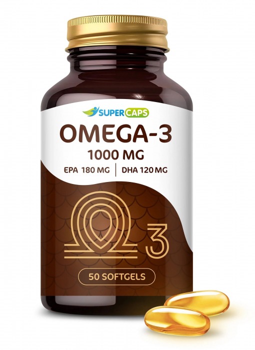 Пищевая добавка SuperCaps OMEGA-3 - 50 капсул (1000 мг) - SuperCaps - купить с доставкой в Норильске