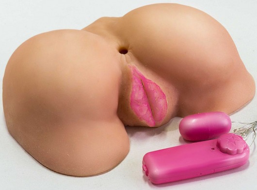 Вибровагина с двумя отверстиями и с выносным пультом - LOVETOY (А-Полимер) - в Норильске купить с доставкой