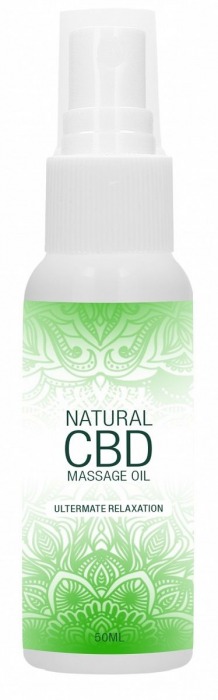 Массажное масло Natural CBD Massage Oil - 50 мл. - Shots Media BV - купить с доставкой в Норильске