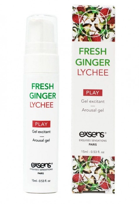 Возбуждающий гель Fresh Ginger Lychee Arousal Gel - 15 мл. - Exsens - купить с доставкой в Норильске