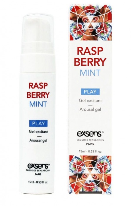Возбуждающий гель Raspberry Mint с ароматом малины и мяты - 15 мл. - Exsens - купить с доставкой в Норильске