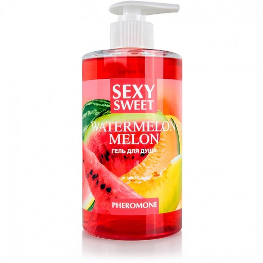 Гель для душа Sexy Sweet Watermelon Melon с ароматом арбуза, дыни и феромонами - 430 мл. -  - Магазин феромонов в Норильске