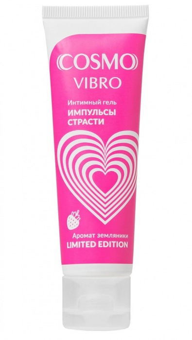 Возбуждающий гель на водно-силиконовой основе Cosmo Vibro с ароматом земляники - 50 гр. - Биоритм - купить с доставкой в Норильске