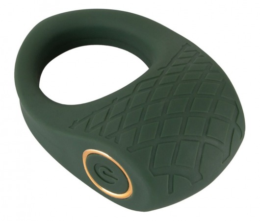 Зеленое эрекционное виброкольцо Luxurious Vibro Cock Ring - Orion - в Норильске купить с доставкой