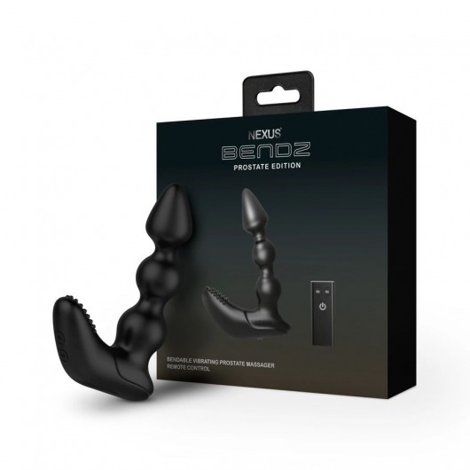 Черный вибростимулятор Nexus Bendz Prostate Edition - 14,1 см. - Nexus Range - в Норильске купить с доставкой