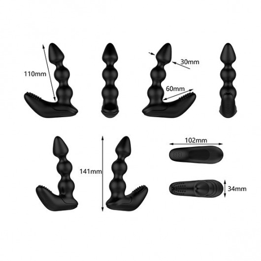 Черный вибростимулятор Nexus Bendz Prostate Edition - 14,1 см. - Nexus Range - в Норильске купить с доставкой