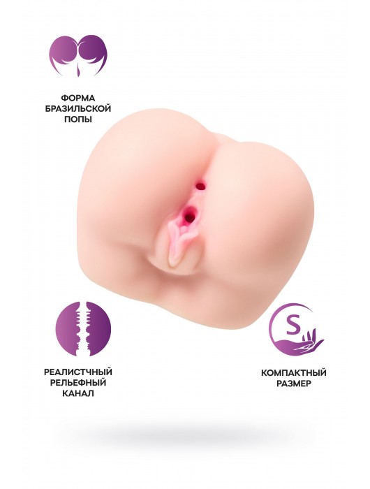 Реалистичный мастурбатор Paula с 2 любовными тоннелями - ToyFa - в Норильске купить с доставкой