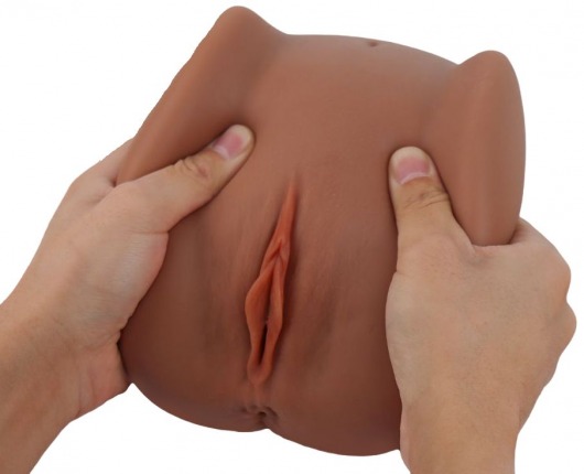 Мастурбатор Black Beauty - вагина и анус - S-HANDE - в Норильске купить с доставкой