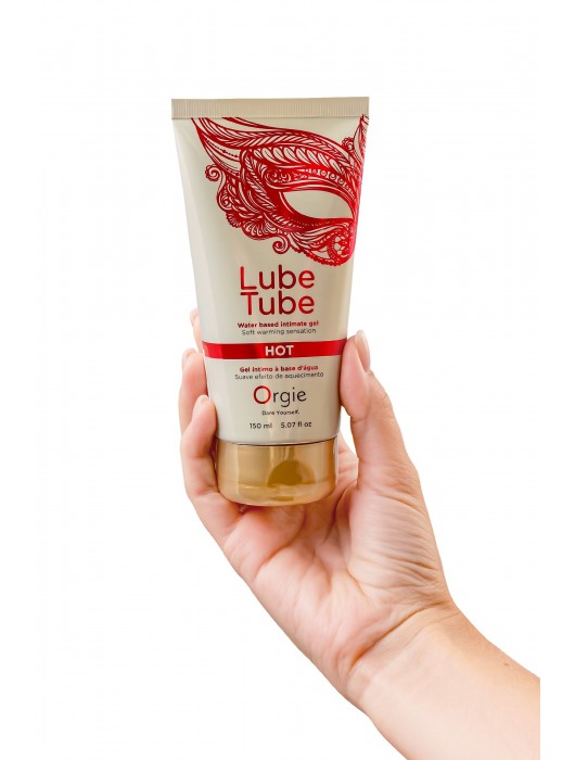 Интимный гель на водной основе Lube Tube Hot с разогревающим эффектом - 150 мл. - ORGIE - купить с доставкой в Норильске