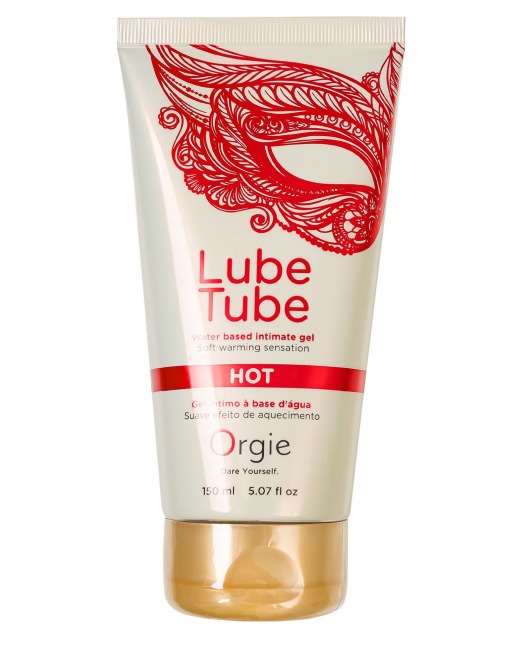 Интимный гель на водной основе Lube Tube Hot с разогревающим эффектом - 150 мл. - ORGIE - купить с доставкой в Норильске